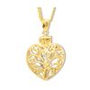 Gold Pendant - Bear Heart Locket