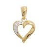 Diamond Gold Pendant - Heart Pendant