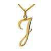 Gold Pendant - J