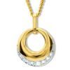 Diamond Gold Pendant - Circle of Life