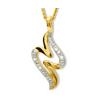 Diamond Gold Pendant - Zigzag Diamond Gold Pendant - Zigzag
