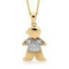 Diamond Gold Pendant - Boy