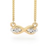 Diamond Gold Necklace - Infinity