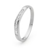 Diamond Platinum Ring - Channel Wedding Band