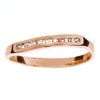 Diamond Rose Gold Ring - Channel Set