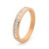 Cubic Zirconia CZ Rose Gold Ring - Anniversary