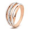 Diamond Rose Gold Ring - Ribbons of Gold