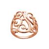 Rose Gold Ring - Filigree