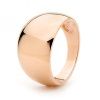 Rose Gold Ring - Dome Convex