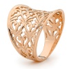 Rose Gold Ring - Filigree Hearts