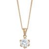 Cubic Zirconia CZ Rose Gold Pendant