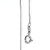 White Gold Necklace - Curb Chain