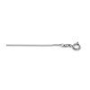 White Gold Necklace - Curb Chain 40cm