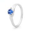 Ceylon Sapphire and Diamond White Gold Ring