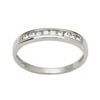 Diamond White Gold Ring - Eternity Channel