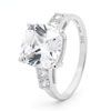 Cubic Zirconia CZ White Gold Ring