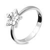 Diamond White Gold Ring - Star