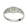 White Gold Ring - Heart