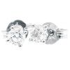 Diamond White Gold Earrings .05ct