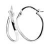 White Gold Earrings - Hoops