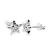 Diamond White Gold Earrings - Star