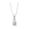 Diamond White Gold Pendant - 4 Claw