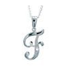 Diamond White Gold Pendant - F