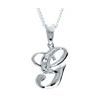 Diamond White Gold Pendant - G