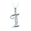 Diamond White Gold Pendant - I