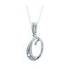 Diamond White Gold Pendant - O