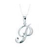 Diamond White Gold Pendant - P