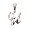 Diamond White Gold Pendant - U