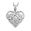 Diamond White Gold Pendant - Heart Dreamweaver