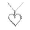 Diamond White Gold Pendant - 12 Diamonds